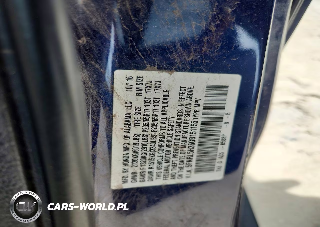 2016 Honda Odyssey Se VIN:5FNRL5H36GB151155 - 13