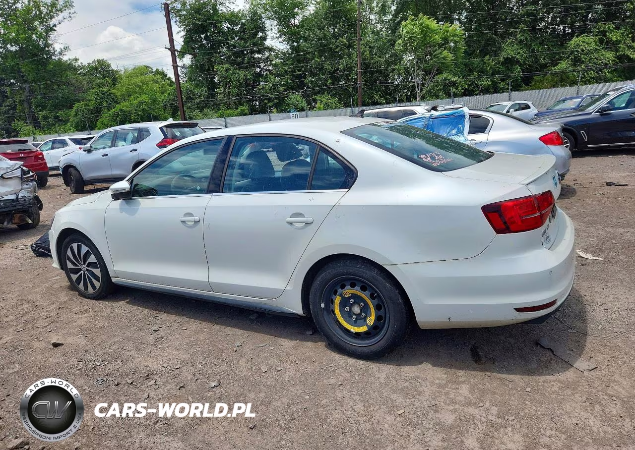 2015 Volkswagen Jetta Hybrid VIN:3VW637AJXFM307597 - 2