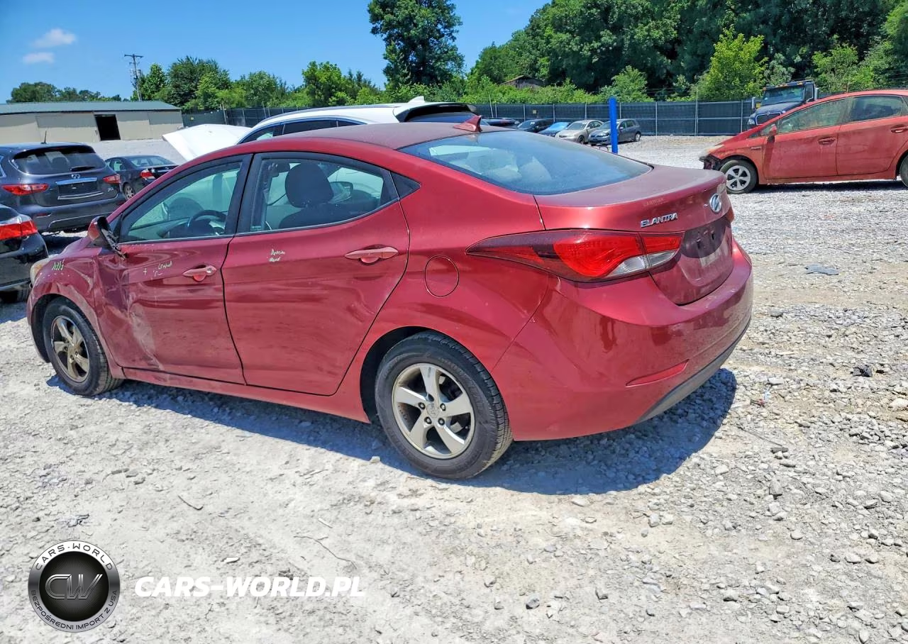 2014 Hyundai Elantra Se VIN:5NPDH4AE9EH540033 - 2