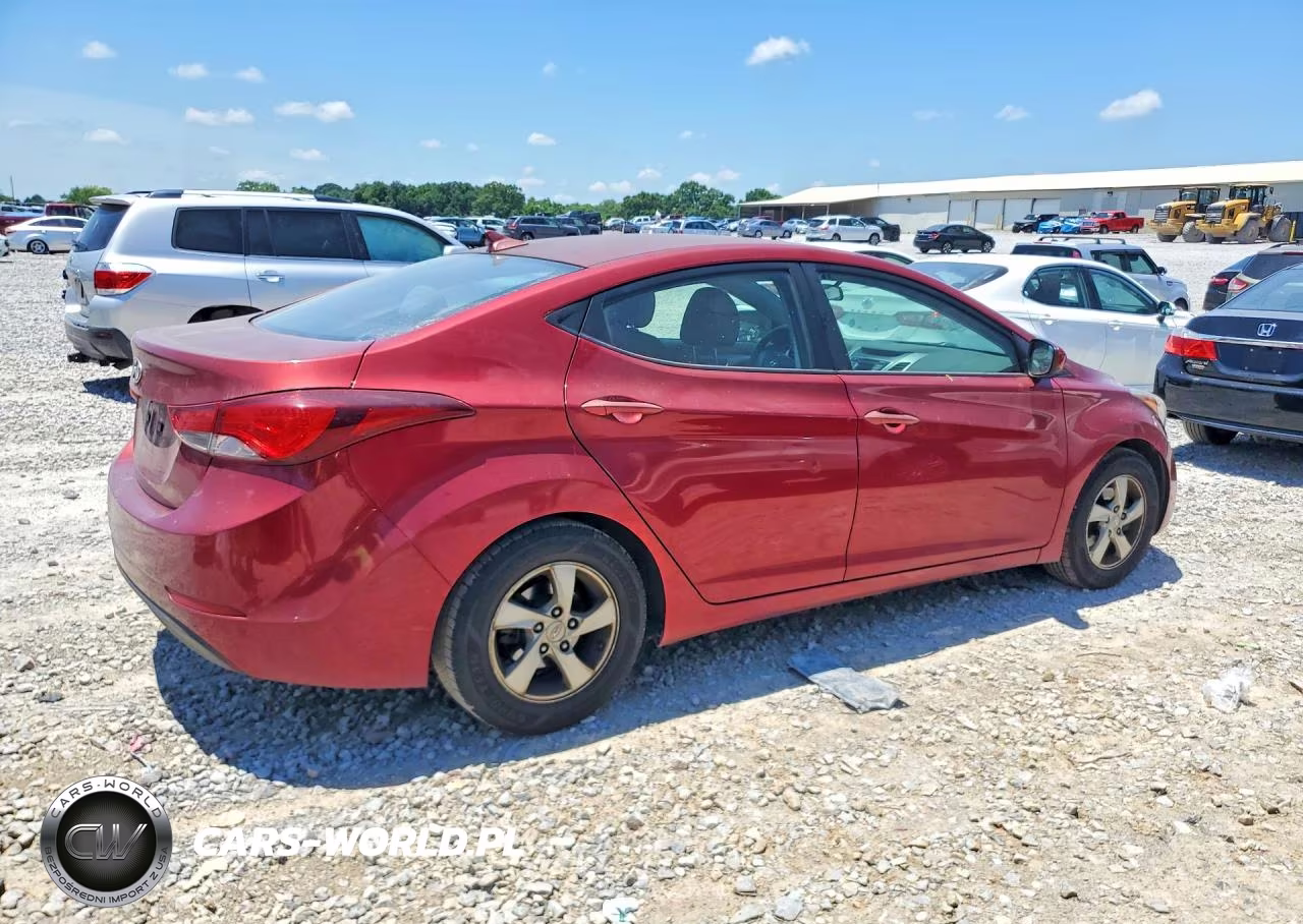 2014 Hyundai Elantra Se VIN:5NPDH4AE9EH540033 - 3