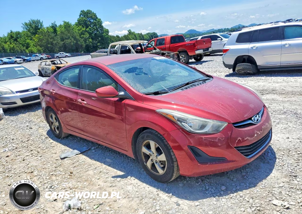 2014 Hyundai Elantra Se VIN:5NPDH4AE9EH540033 - 4