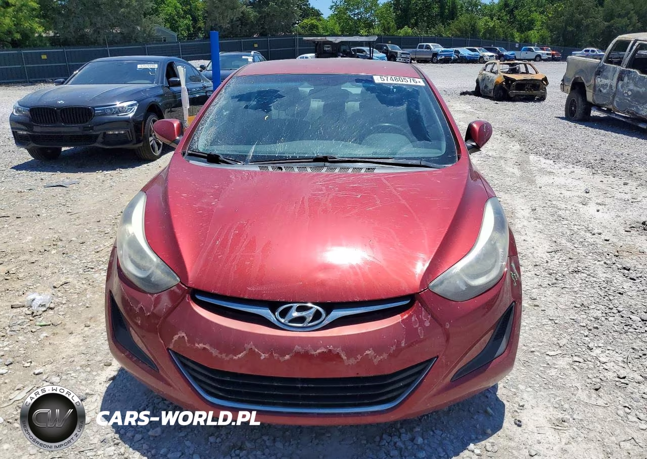 2014 Hyundai Elantra Se VIN:5NPDH4AE9EH540033 - 5