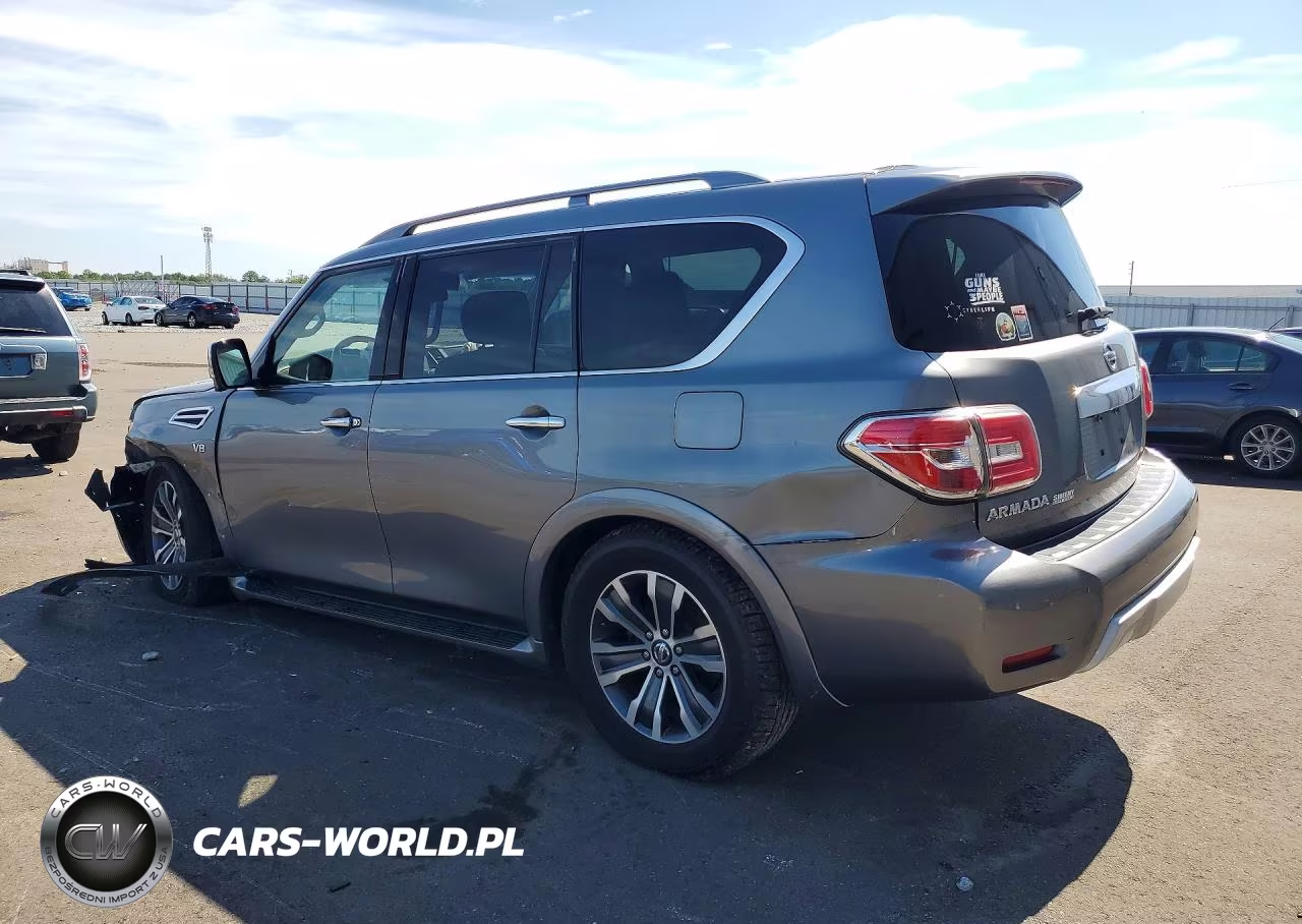 2017 Nissan Armada Platinum VIN:JN8AY2NE9H9703654 - 2
