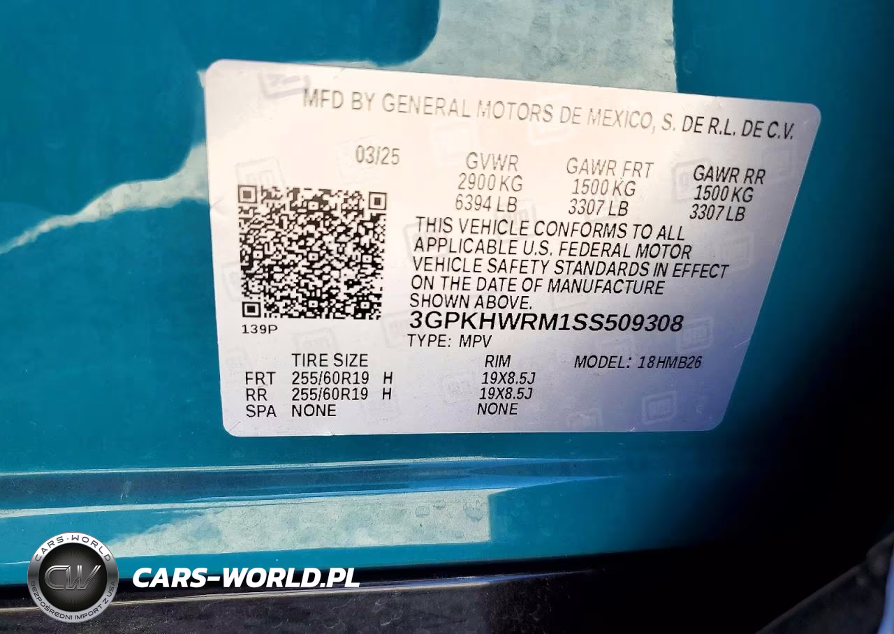 2025 Honda Prologue Tour VIN:3GPKHWRM1SS509308 - 14