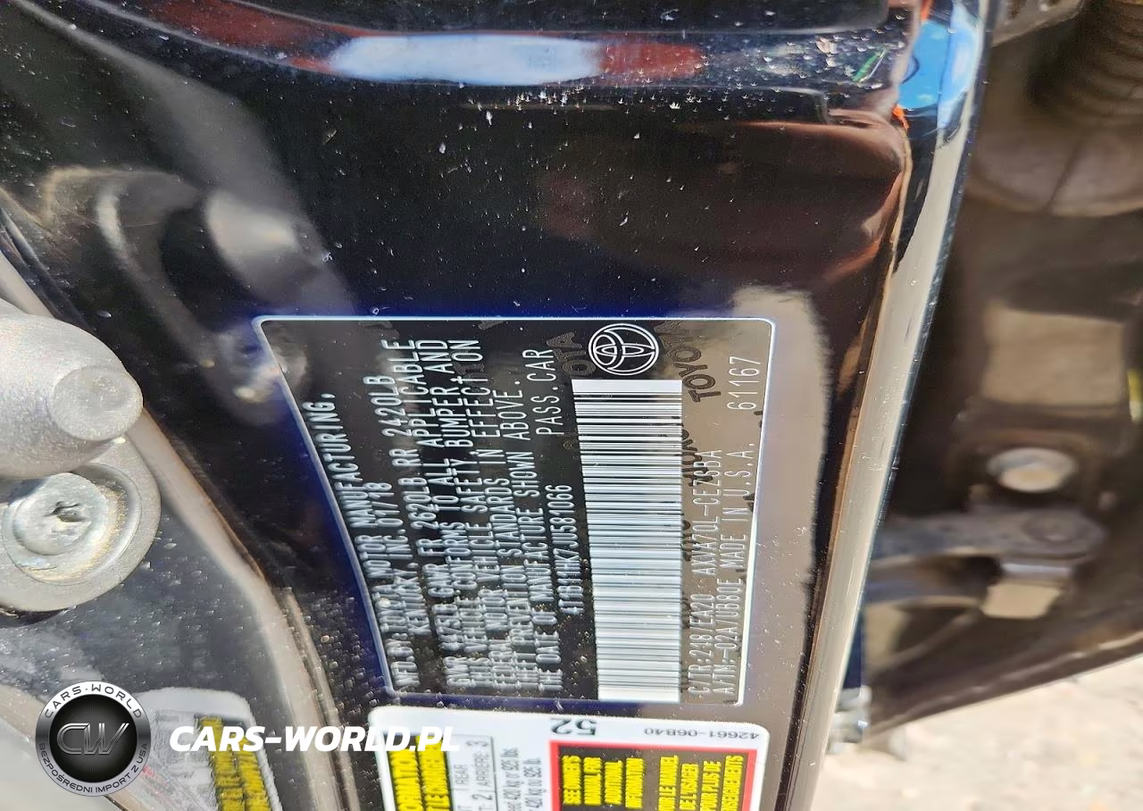 2018 Toyota Camry Se VIN:4T1B11HK7JU581066 - 12