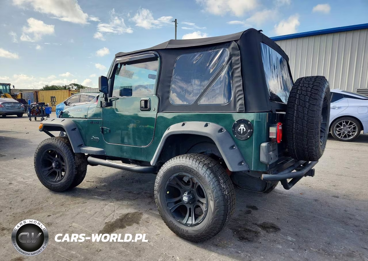 1999 Jeep Wrangler - Tj Se VIN:1J4FY29P4XP460448 - 2