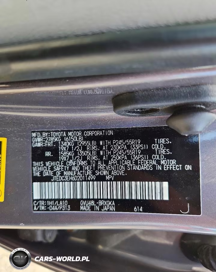 2013 Toyota Highlander Base VIN:JTEDC3EH6D2011499 - 13