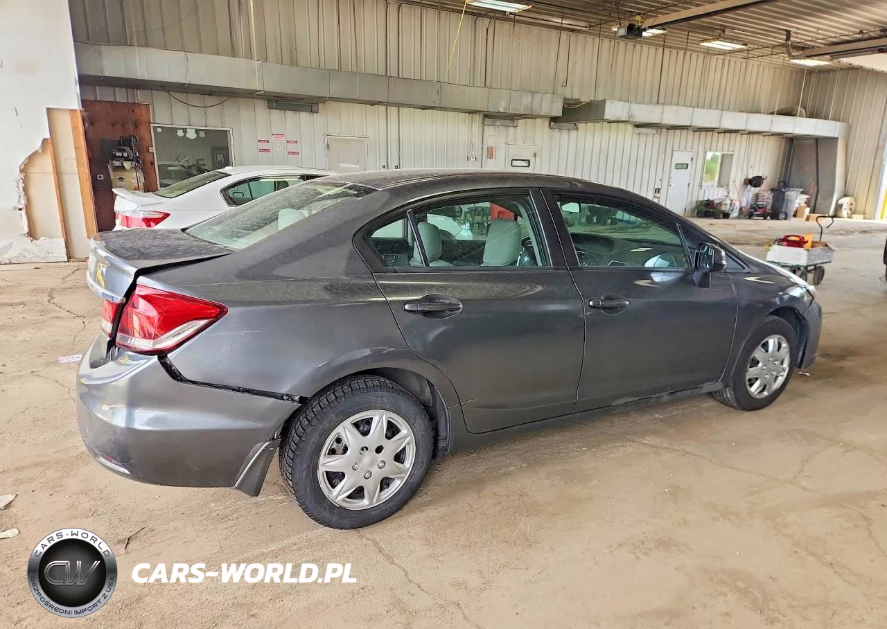 2013 Honda Civic Lx VIN:19XFB2F54DE034443 - 3
