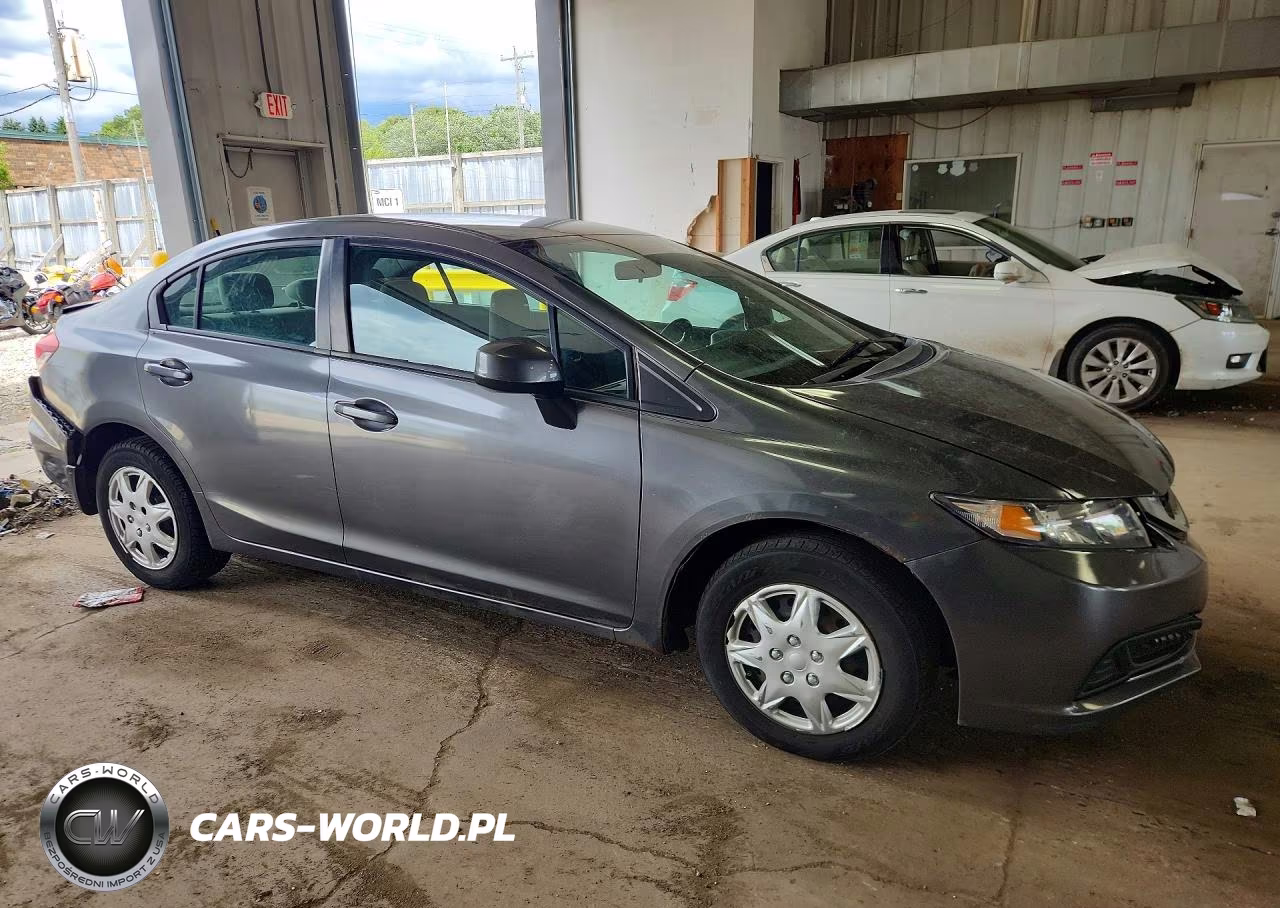 2013 Honda Civic Lx VIN:19XFB2F54DE034443 - 4