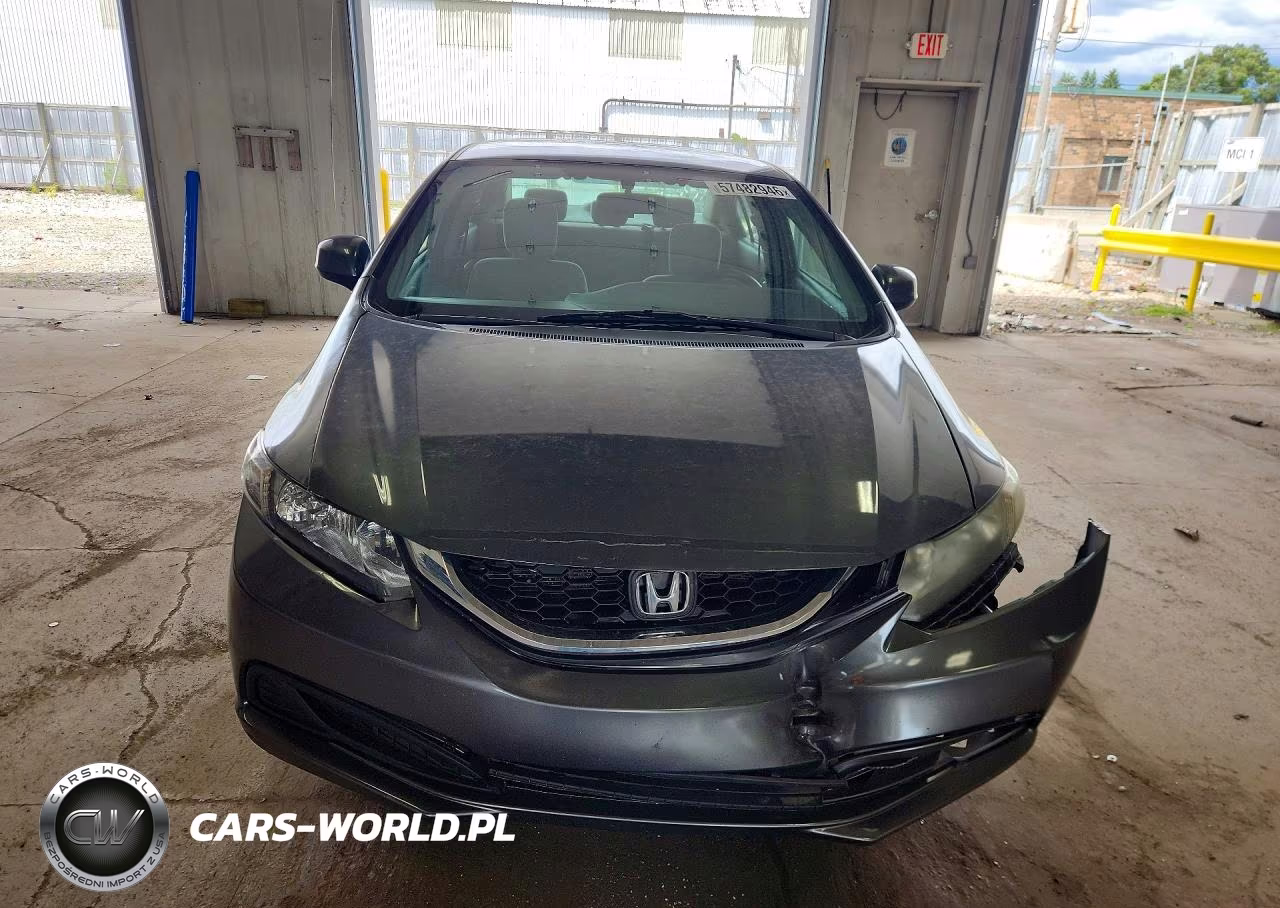 2013 Honda Civic Lx VIN:19XFB2F54DE034443 - 5