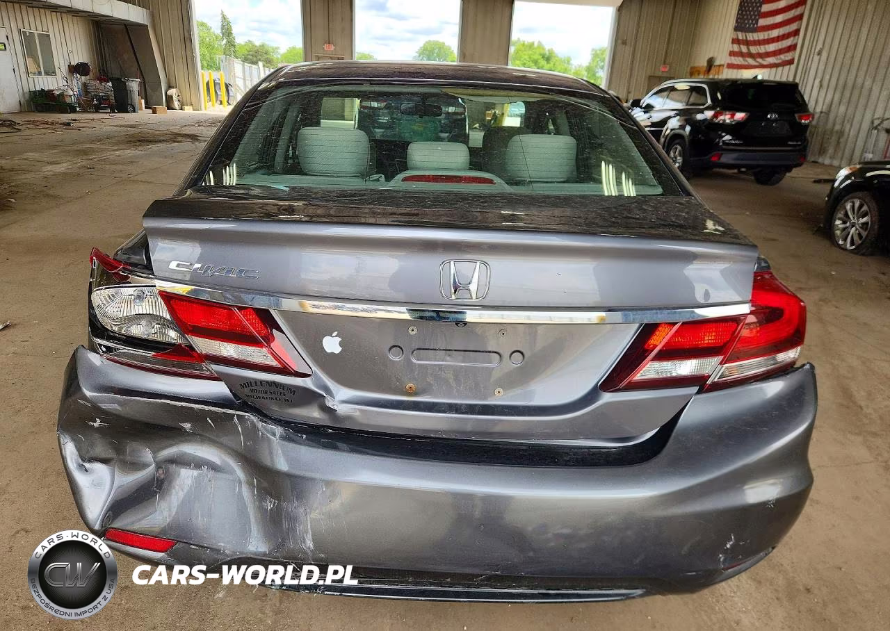 2013 Honda Civic Lx VIN:19XFB2F54DE034443 - 6