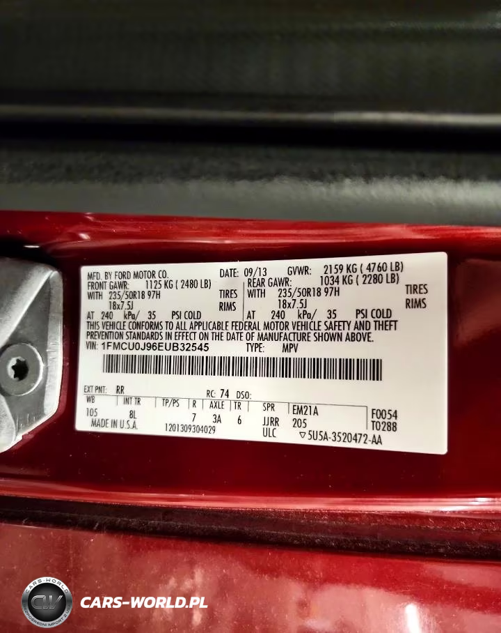 2014 Ford Escape Titanium VIN:1FMCU0J96EUB32545 - 13