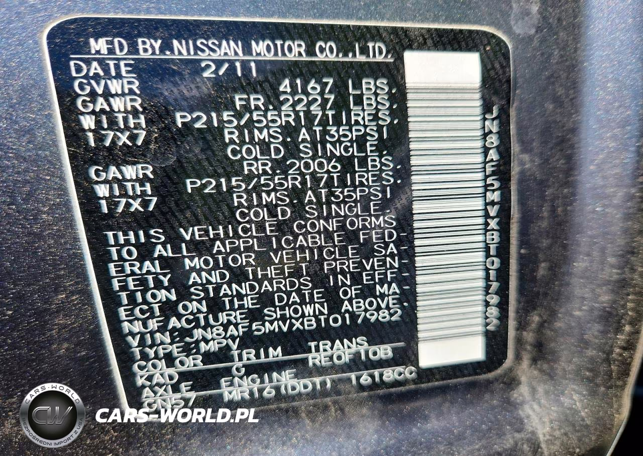 2011 Nissan Juke S VIN:JN8AF5MVXBT017982 - 12