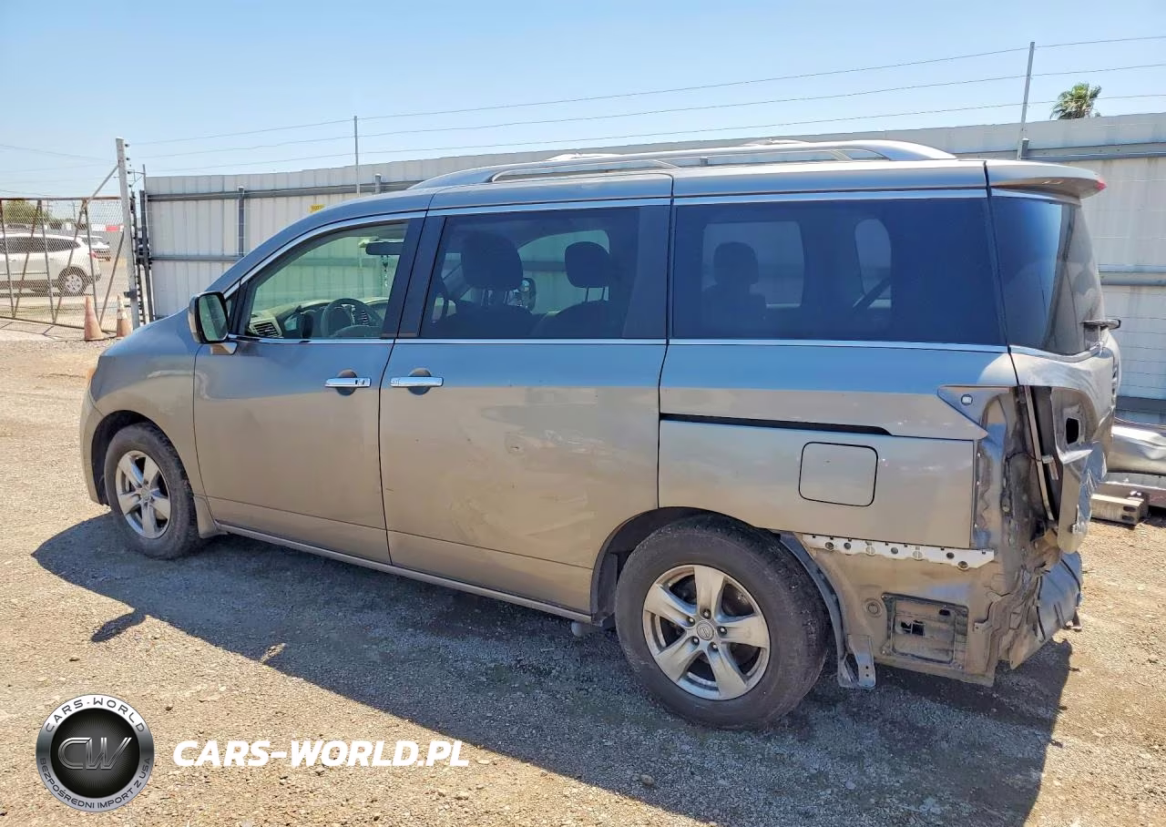 2012 Niss Quest VIN:JN8AE2KP6C9050787 - 2