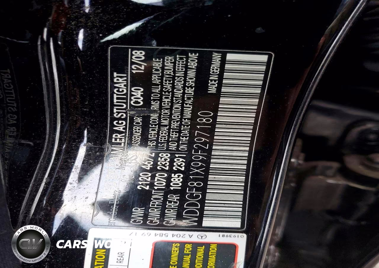2009 Mercedes-Benz C 300 4Matic VIN:WDDGF81X99F297180 - 12