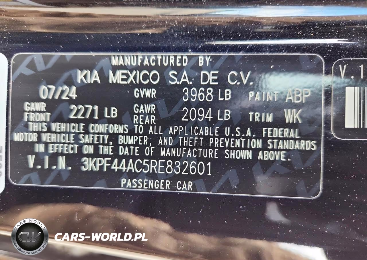 2024 Kia Forte Gt VIN:3KPF44AC5RE832601 - 12