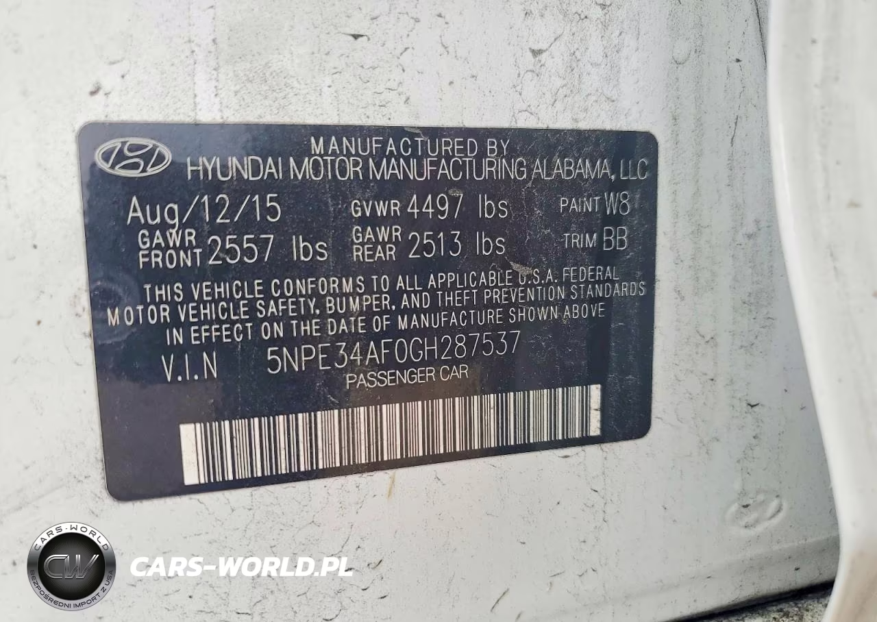 2016 Hyundai Sonata Limited VIN:5NPE34AF0GH287537 - 12