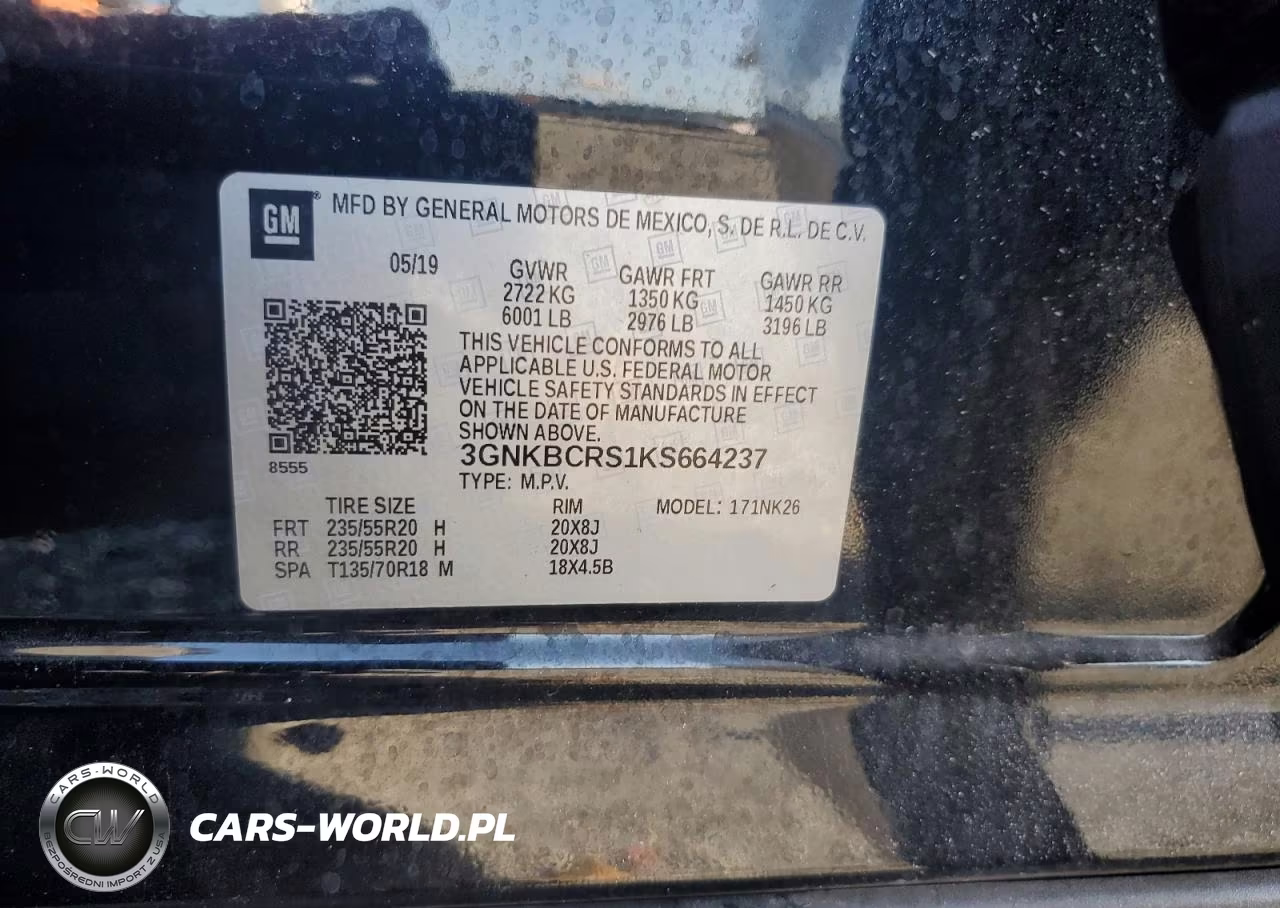 2019 Chevrolet Blazer 2Lt VIN:3GNKBCRS1KS664237 - 12