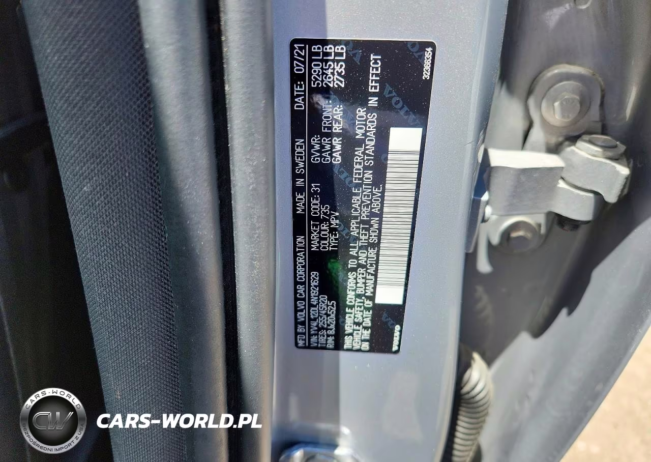 2022 Volvo Xc60 B5 Inscription VIN:YV4L12DL4N1921629 - 13