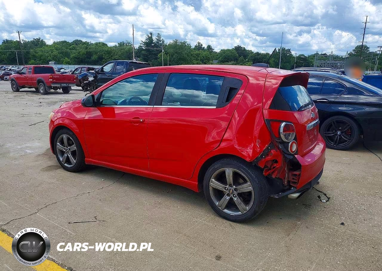 2015 Chevrolet Sonic Rs VIN:1G1JG6SB5F4119285 - 2
