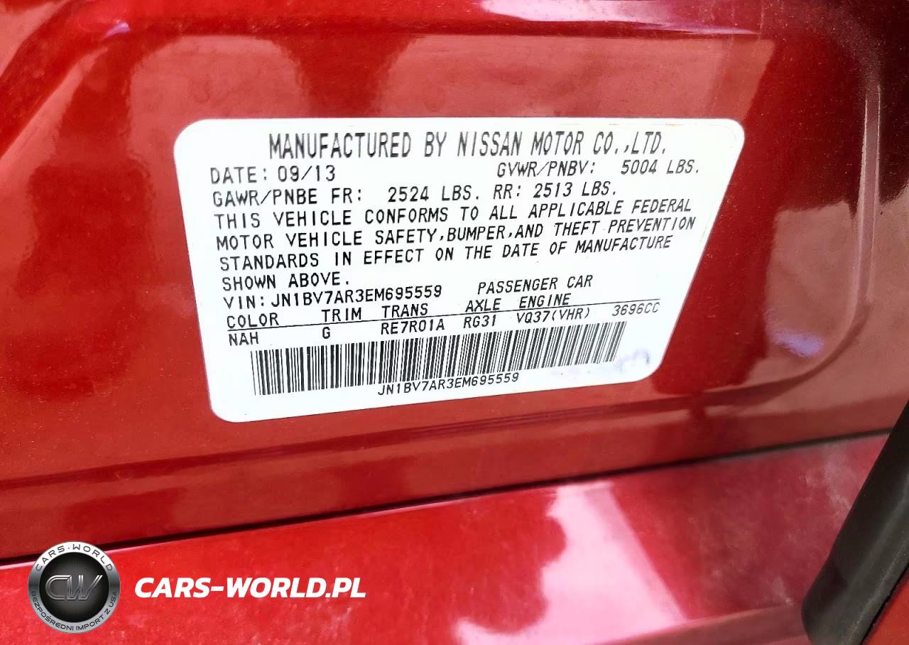 2014 Infiniti Q50 Sport VIN:JN1BV7AR3EM695559 - 12