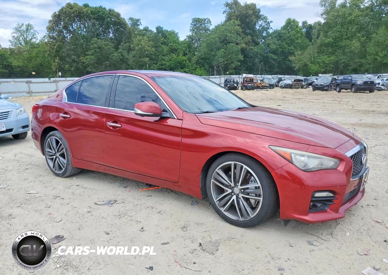 2014 Infiniti Q50 Sport VIN:JN1BV7AR3EM695559 - 4