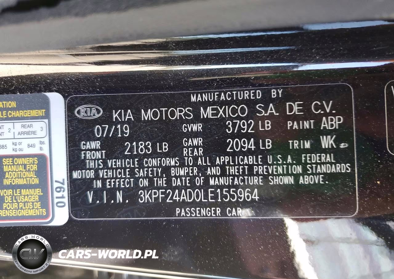 2020 Kia Forte Lxs VIN:3KPF24AD0LE155964 - 12