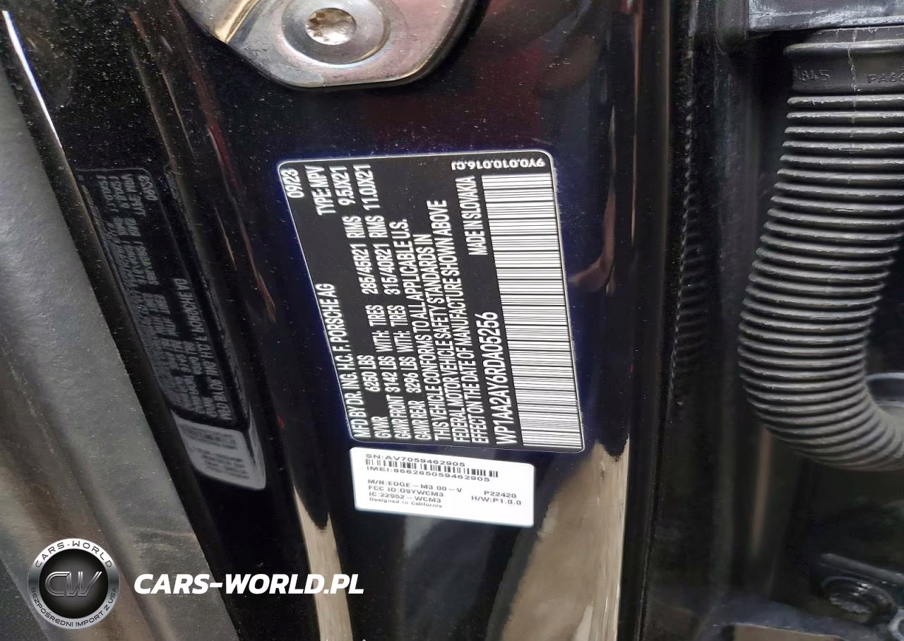 2024 Porsche Cayenne VIN:WP1AA2AY6RDA05256 - 13