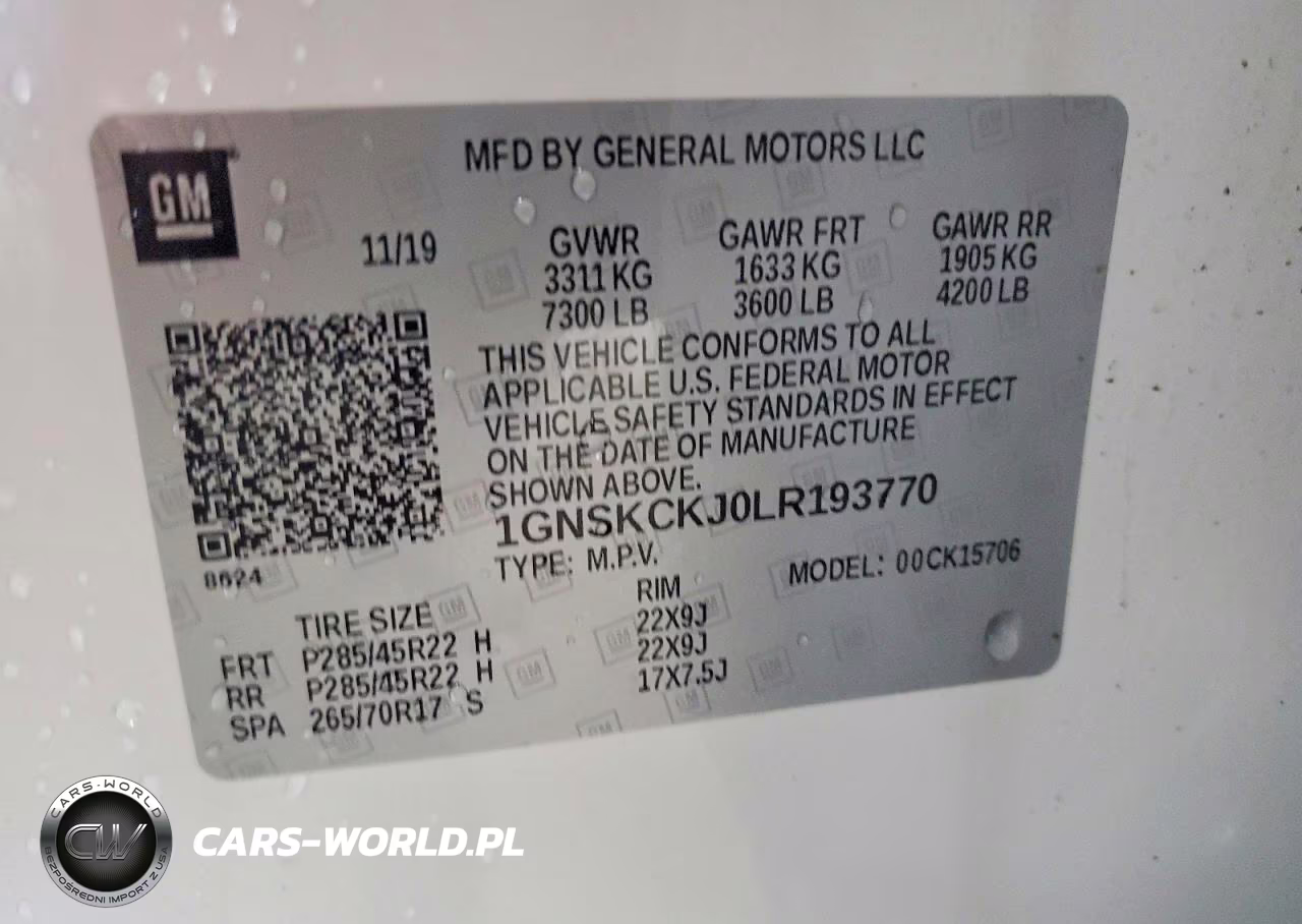 2020 Chevrolet Tahoe K1500 Premier VIN:1GNSKCKJ0LR193770 - 13