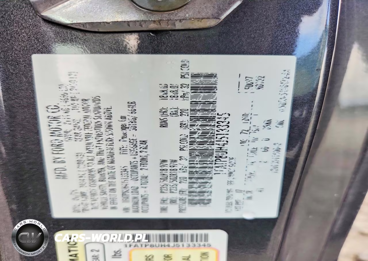 2018 Ford Mustang VIN:1FATP8UH4J5133345 - 12