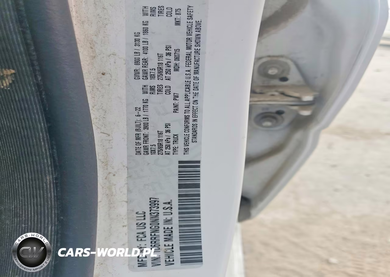 2022 Ram 1500 Tradesman VIN:1C6RRFNG0NN373997 - 12