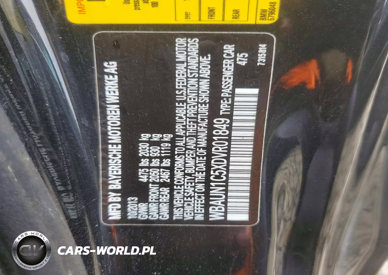 2013 BMW 128 I VIN:WBAUN1C5XDVR01849 - 12