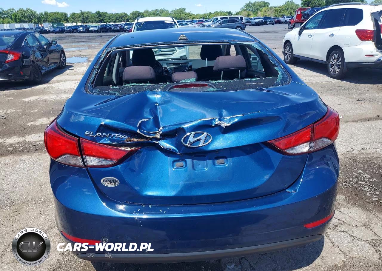 2016 Hyundai Elantra Value Edition VIN:KMHDH4AE8GU567955 - 6
