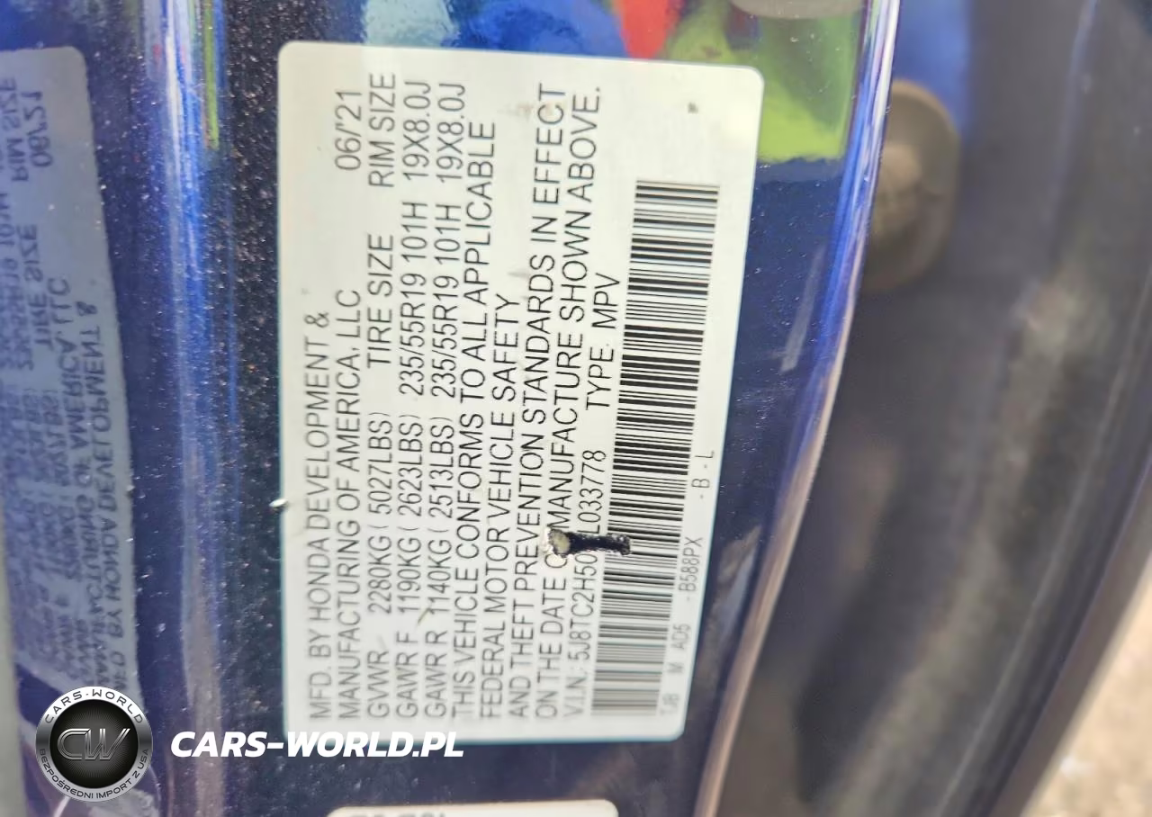 2021 Acura Rdx Technology VIN:5J8TC2H50ML033778 - 13