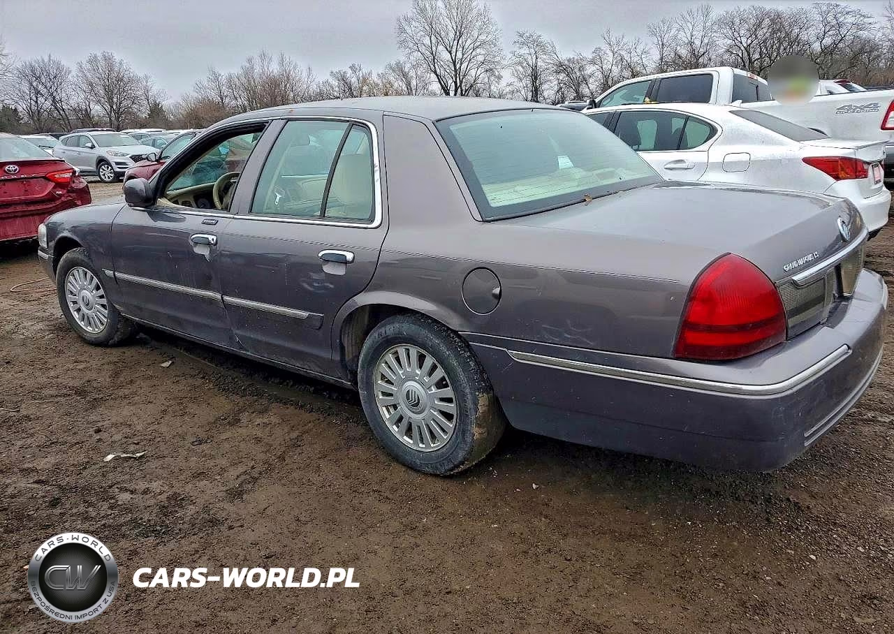 2008 Mercury Grand Marquis VIN:2MEHM75V17X636537 - 2