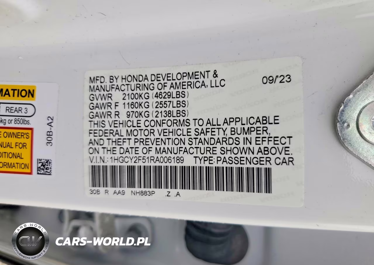 2024 Honda Accord Hybrid Sport VIN:1HGCY2F51RA006189 - 12
