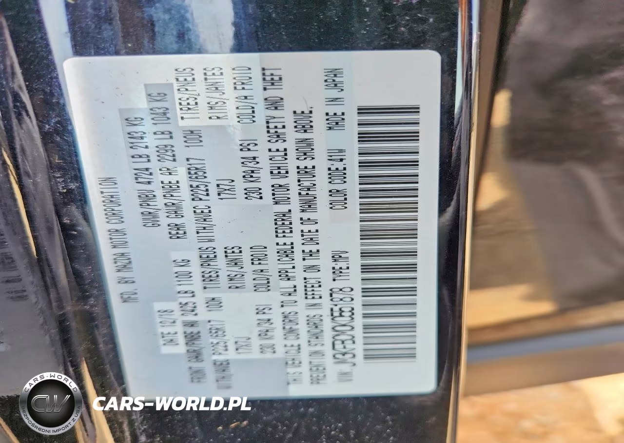 2019 Mazda Cx-5 Touring VIN:JM3KFBCM0K0551878 - 14