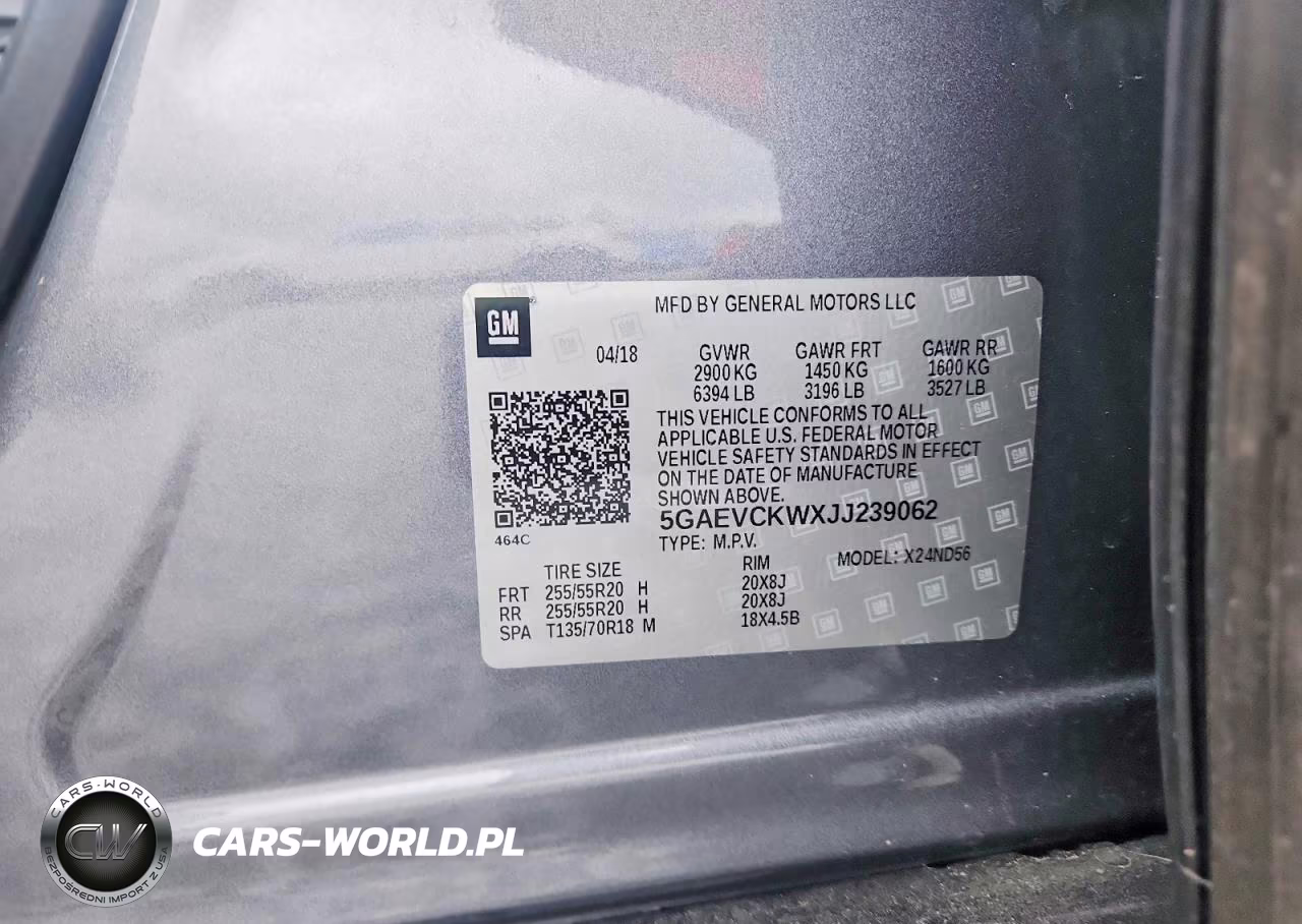 2018 Buick Enclave Avenir VIN:5GAEVCKWXJJ239062 - 12