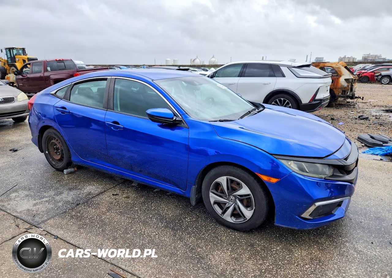 2019 Honda Civic Lx VIN:19XFC2F60KE007226 - 4