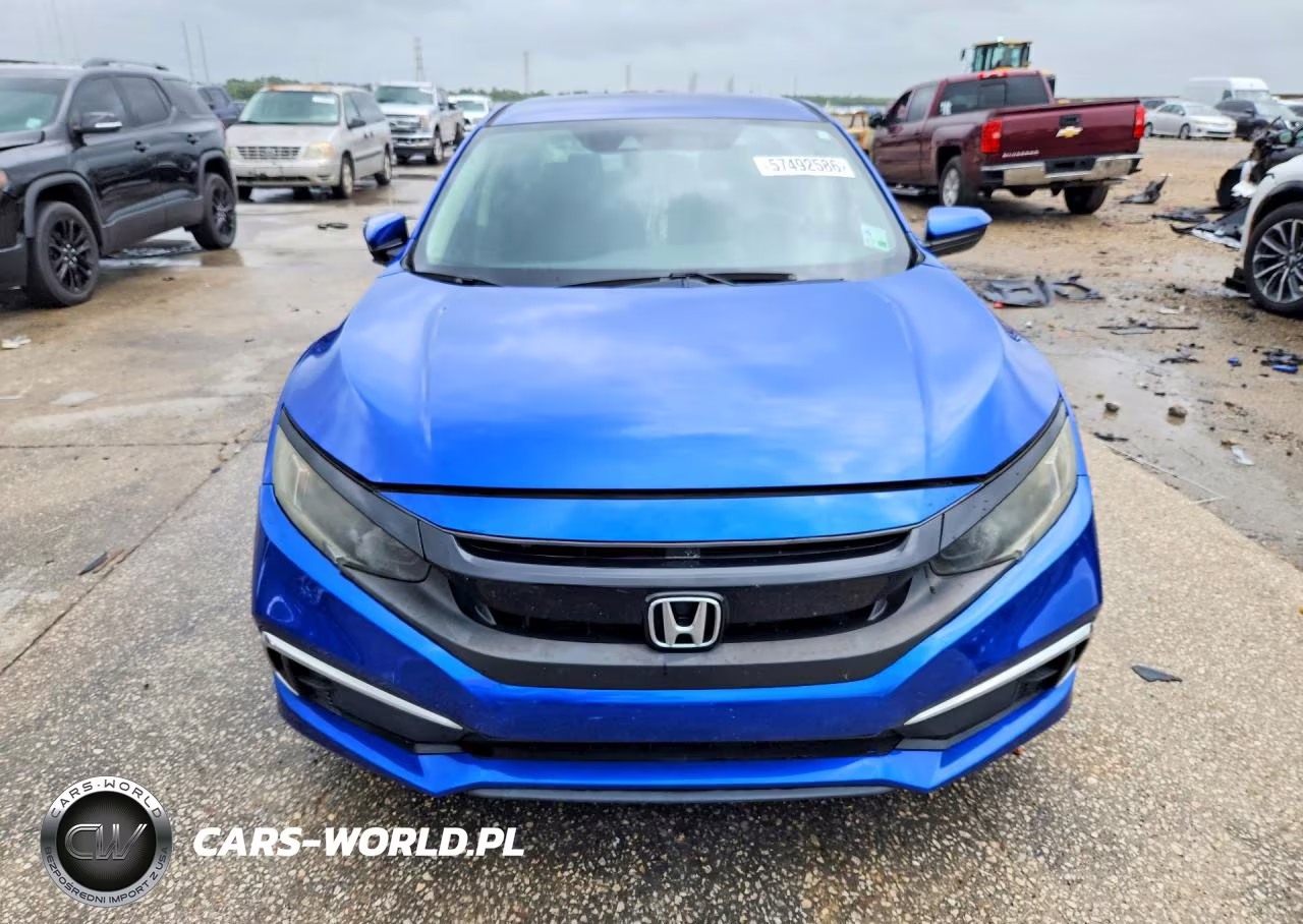 2019 Honda Civic Lx VIN:19XFC2F60KE007226 - 5