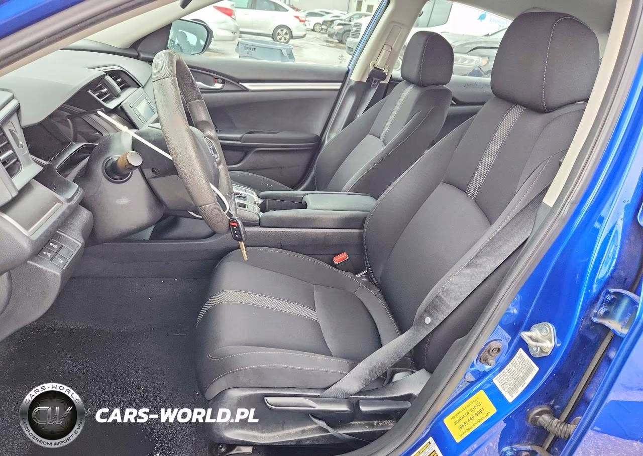 2019 Honda Civic Lx VIN:19XFC2F60KE007226 - 7