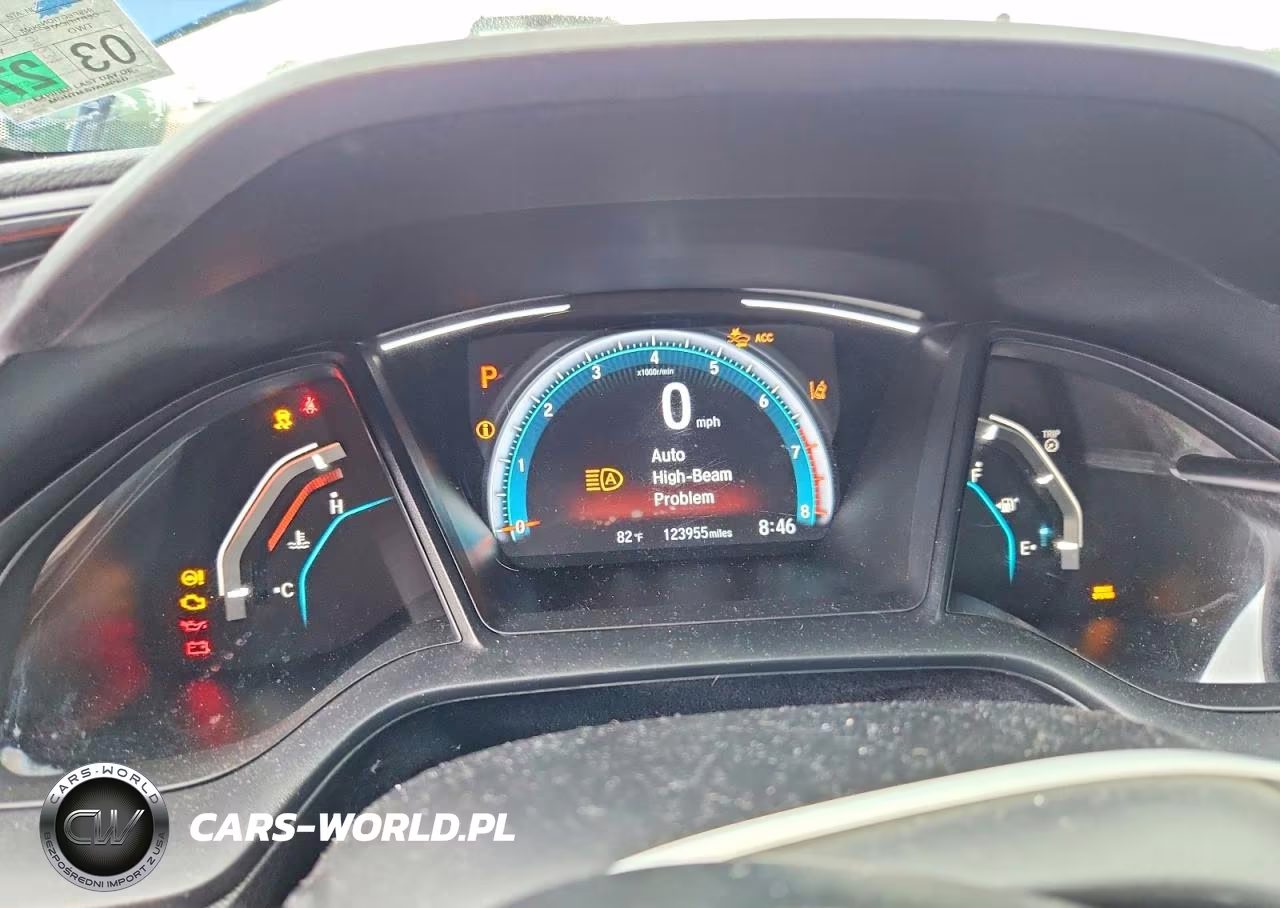 2019 Honda Civic Lx VIN:19XFC2F60KE007226 - 9