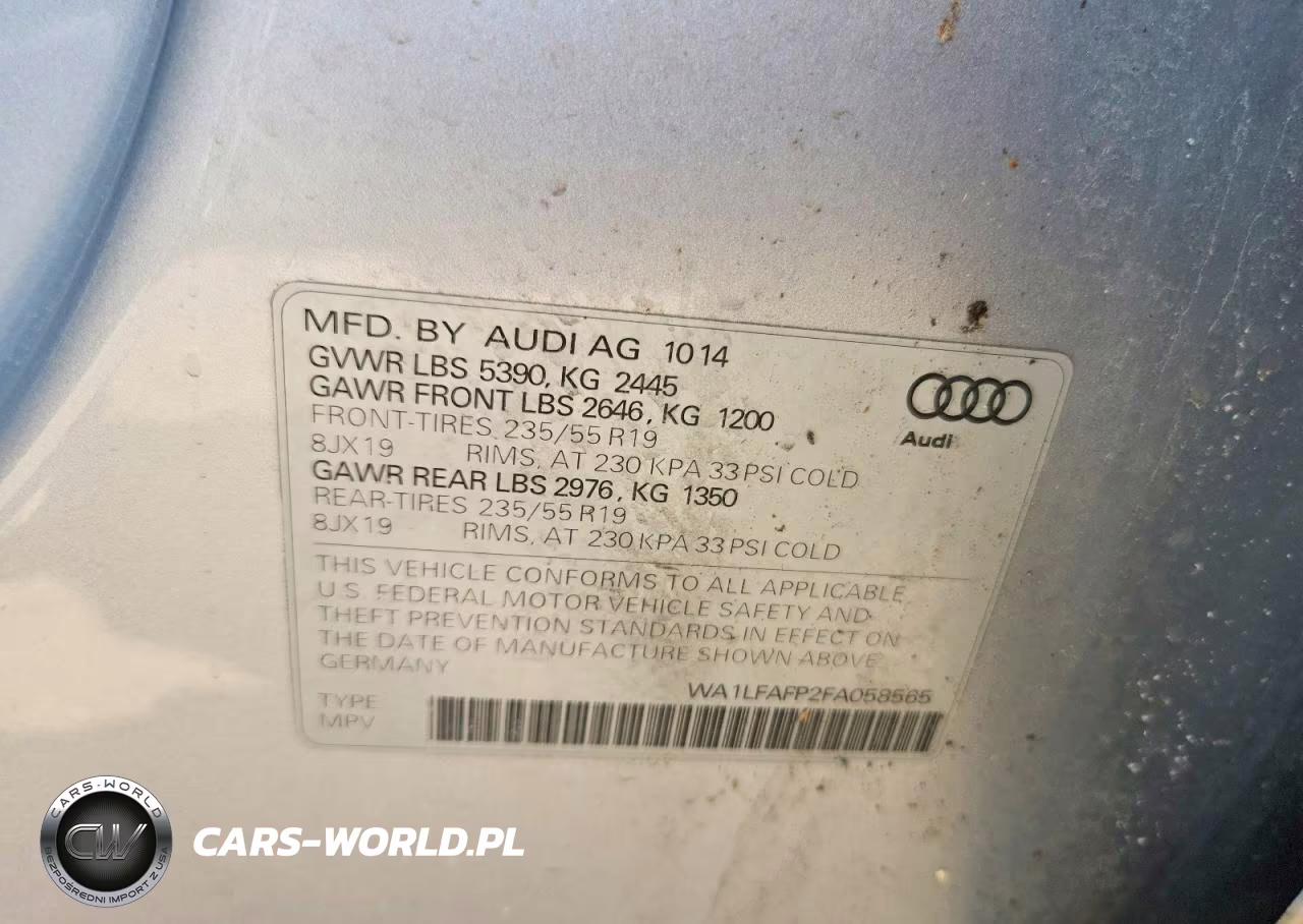 2015 Audi Q5 Premium Plus VIN:WA1LFAFP2FA058565 - 12