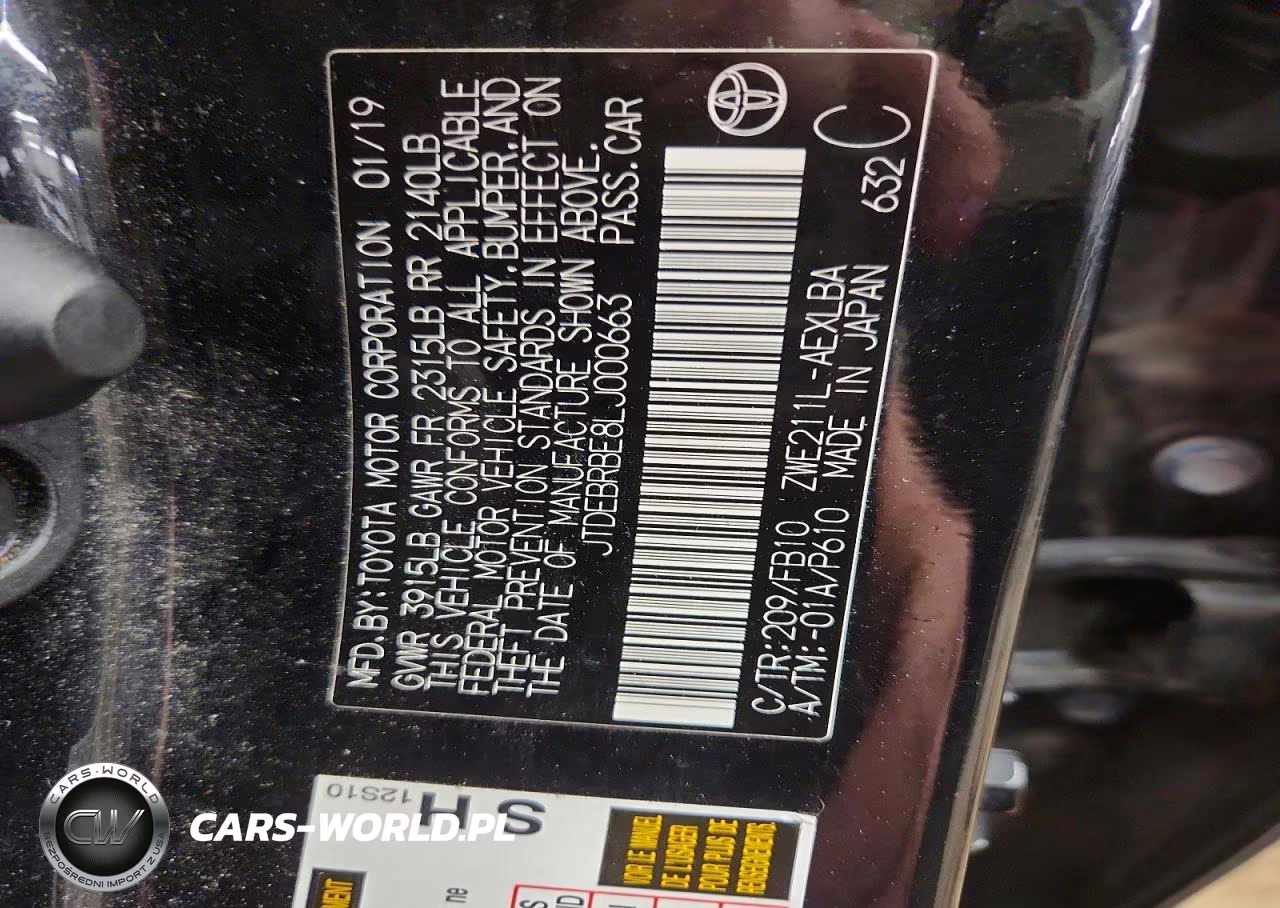 2020 Toyota Corolla Le VIN:JTDEBRBE8LJ000663 - 13