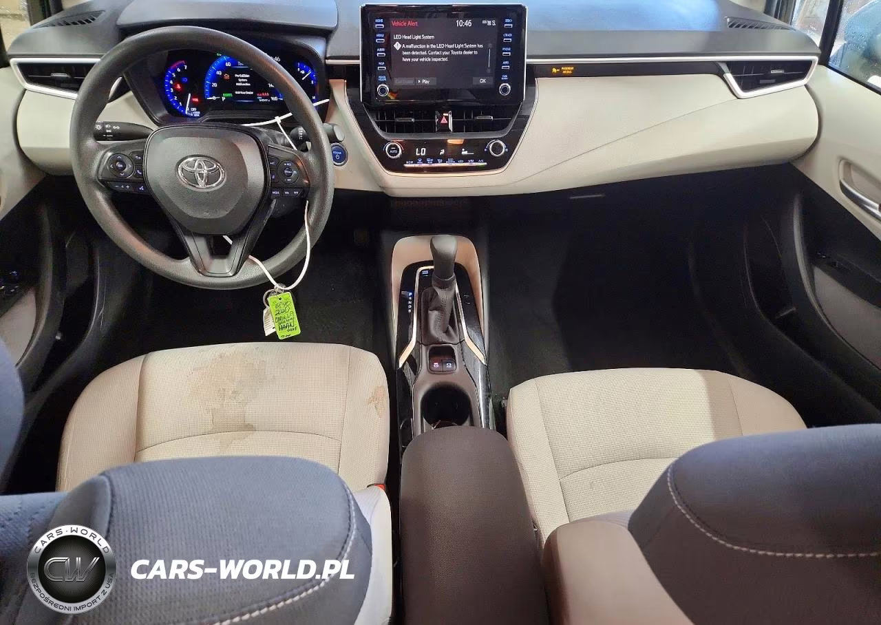 2020 Toyota Corolla Le VIN:JTDEBRBE8LJ000663 - 8