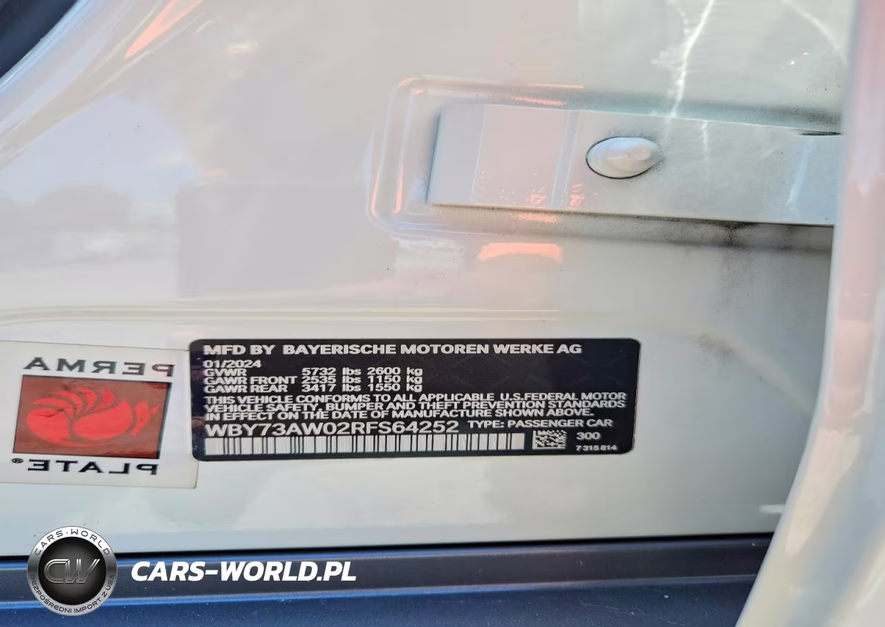 2024 BMW I4 Edrive 40 VIN:WBY73AW02RFS64252 - 13