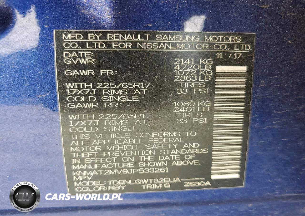 2018 Nissan Rogue Sv VIN:KNMAT2MV9JP533261 - 13