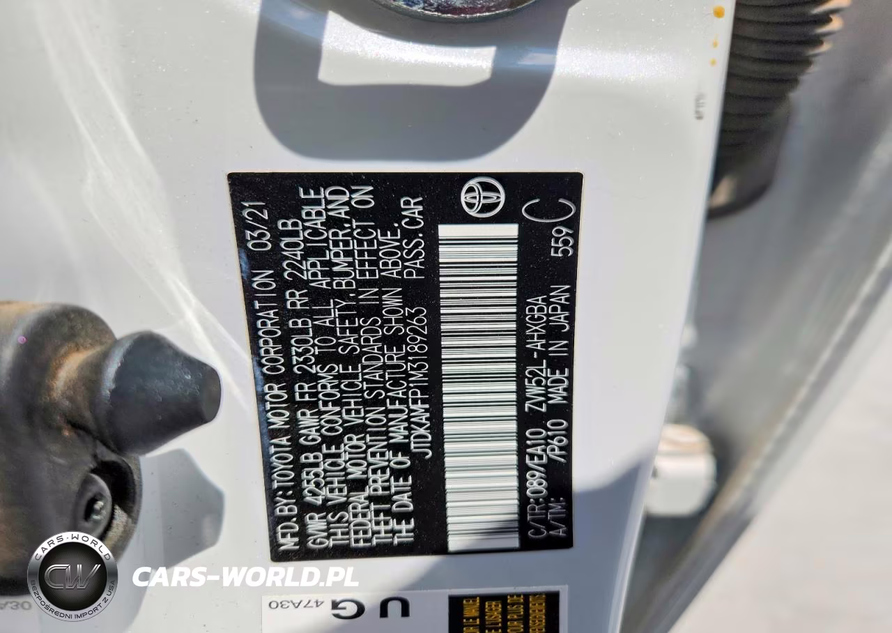 2021 Toyota Prius Prime Limited VIN:JTDKAMFP1M3189263 - 12