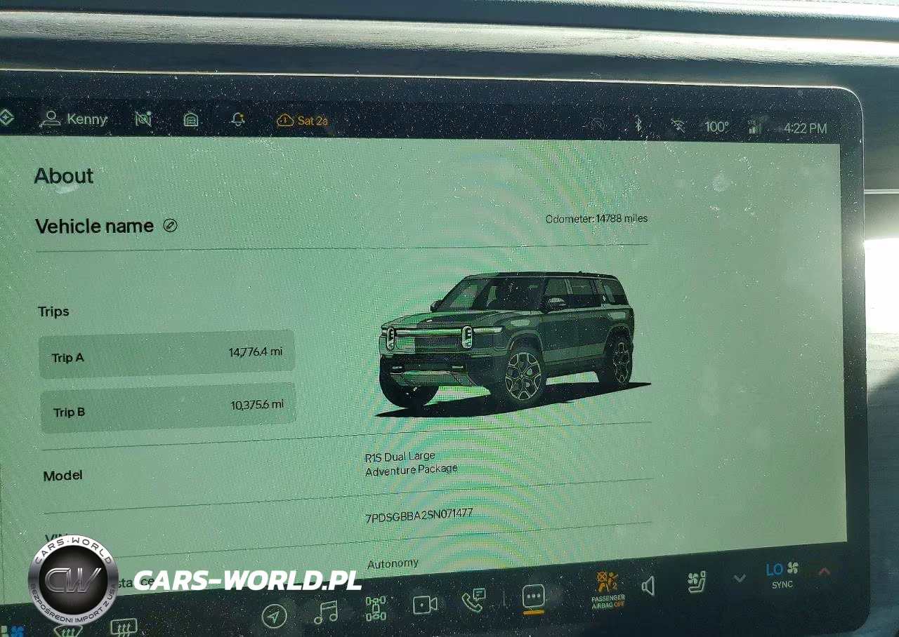 2025 Rivian R1S Adventure VIN:7PDSGBBA2SN071477 - 9