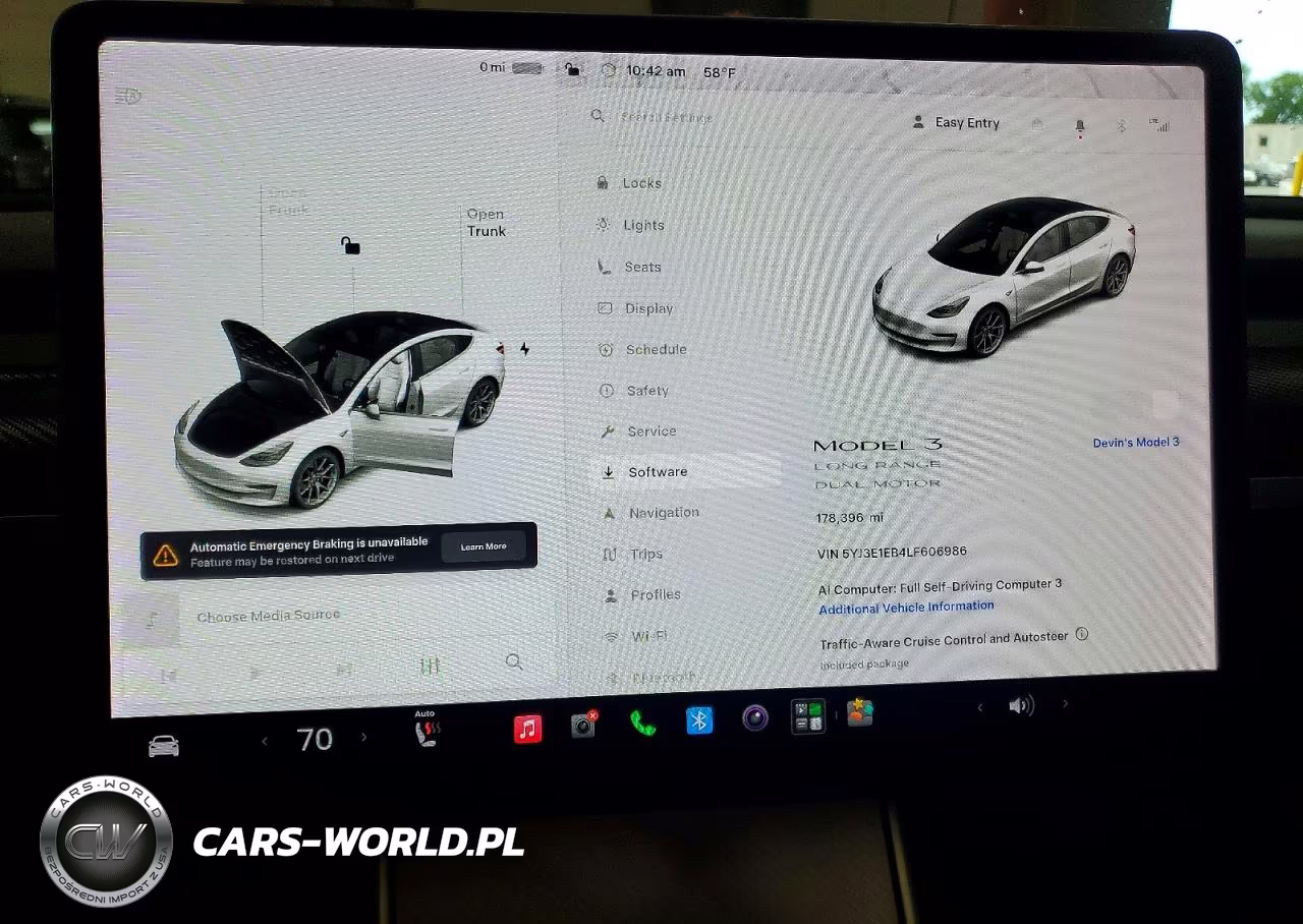 2020 Tesla Model 3 VIN:5YJ3E1EB4LF606986 - 9